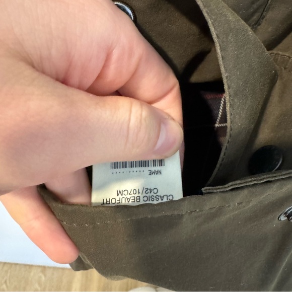 Barbour Classic Beaufort Jacket C42 - Picture 7 of 10